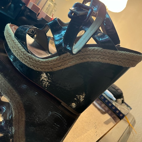 Christian Louboutin Wedges -size 38 - Picture 9 of 12